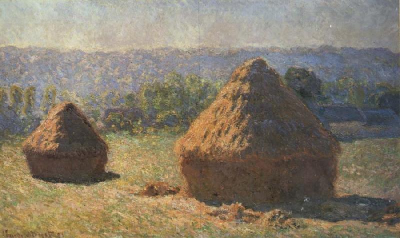 Claude Monet Haystacks Spain oil painting art